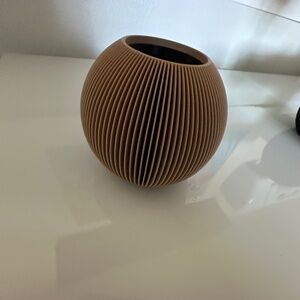 Flower Vase Color Natural Wood